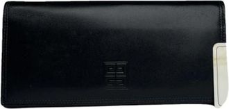 Givenchy Pre-owned Leather Wallet - Dames - Vintage Accessoires - Zwart - ONE Size - Leer - Vintage