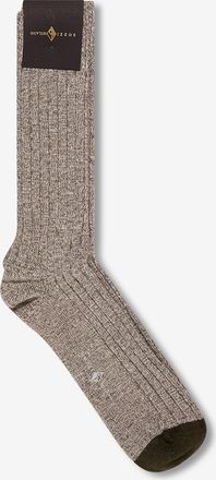 Sozzi Milano Rippstrick-Socken aus Kaschmirmix Costa Binata