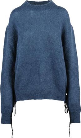 Nine In The Morning Maglione Girocollo - Heren - Ronde hals truien - Blauw - M - Wol - Truien & Vesten