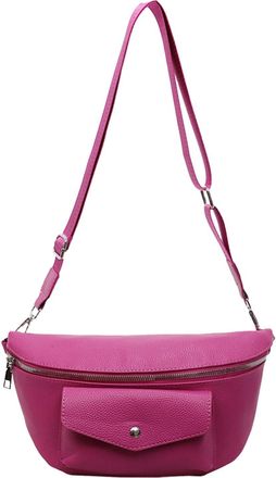 Generic PU Leather Fanny Pack with Adjustable Strap Chest Bag Fashion Crossbody Bags for Lady Party Outdoor Traveling Beach