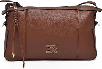 Ermanno Scervino Brown Polyurethane Violeta Shoulder Bag