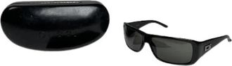Gucci Pre-owned Vintage Zonnebril - Heren - Vintage Accessoires - Zwart - ONE Size - Vintage