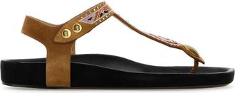 Isabel Marant Isabel Marant Womens Embellished Suede Sandals - Tan - Size EU 36