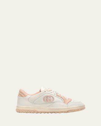 Gucci Bicolor Leather Low-Top Sneakers