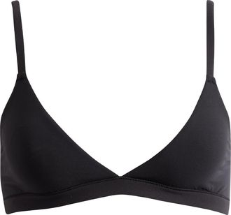 SKIMS Fits Everybody Triangle Bralette in Onyx at Nordstrom, Size Xx-Small
