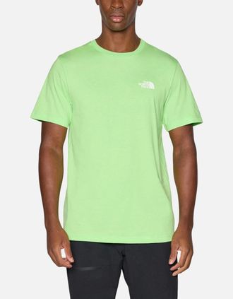 The North Face Mens The North Face Simple Dome T-Shirt Lime - Green - Size: 42