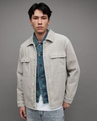 AllSaints Castleford Corduroy Relaxed Overshirt