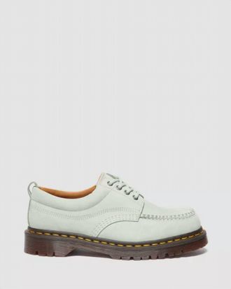 Dr. Martens Mens Lowell Moc Toe Shoes In Sage Green