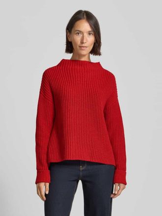 SELECTED FEMME Damen Pullover Aus Wollgemisch – Mit Rüschenärmeln, Rundhals, Weich & Warm
