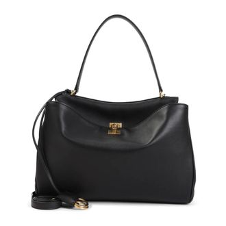 Balenciaga Black Handbag with Golden Hardware