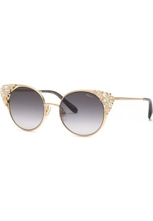 Chopard Womens SCHL06S530300 SCHL06S 53 0300 Sunglasses - Gold - One Size