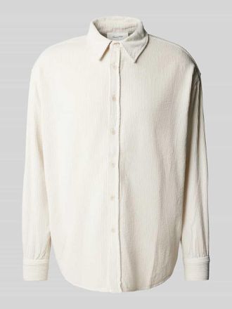 American Vintage American Vintage Regular Fit Cordhemd mit Kentkragen Modell PADOW in Ecru, Gr&ouml;&szlig;e M/L