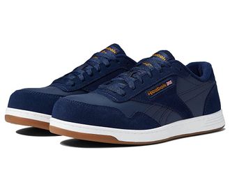 Reebok Club Memt Work EH Comp Toe Mens Shoes Navy/White : 15 M, Leather