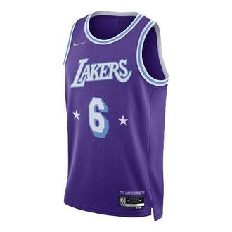 Nike NBA Lebron James Los Angeles Lakers 2021/22 Fan Edition Jersey 6 DB4032-506