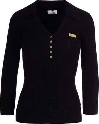 Elisabetta Franchi Dames, Tops, Zwart, Maat: S Zijde