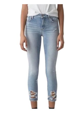 A Gold E Sophie Mid Rise Ankle Jeans In Playback