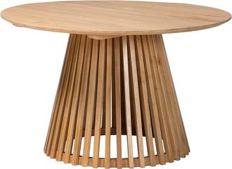 Baxton Studio Caribic Modern Slatted Acacia Wood Dining Table