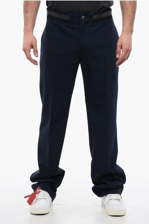 Off-white Varsity TECH DRILL Pants With Elastic Waist size 46