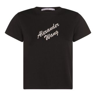Alexander Wang T-Shirts And Polos Blacks And Greys-Donna