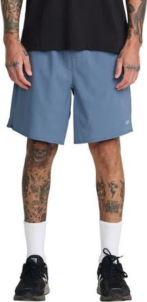 Rvca Yogger Stretch Shorts in Vintage Navy at Nordstrom, Size Xx-Large
