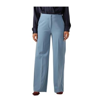 Another Label Dames, Broeken, Blauw, Maat: M Poliester