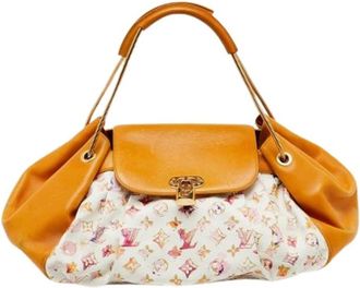 Louis Vuitton Pre-owned Handbags, female, Orange, Size: ONE SIZE Pre-owned Canvas Handbag