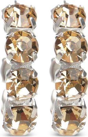Forte_Forte Forte_Forte Crystal Hoop Earrings