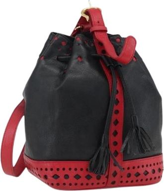 Saint Laurent Pre-owned Bucket Bags, female, Black, Size: ONE SIZE Pre-owned Bucket Bag