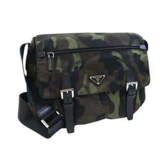 Prada Pre-owned Vintage Schoudertas - Heren - Pre-owned - Veelkleurig - Maat: ONE Size Leer