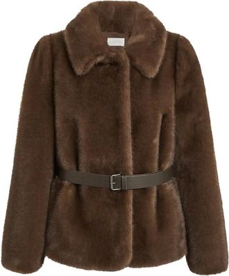 P.A.R.O.S.H. P.a.r.o.s.h., Jassen, Dames, Bruin, S, Faux Fur & Shearling Jassen