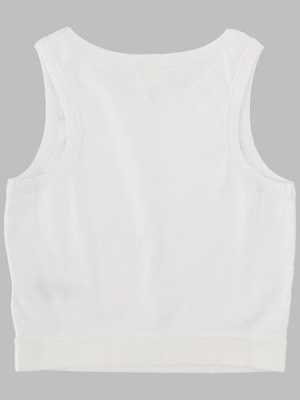 Givenchy Ribbed Cotton Tank Top - White