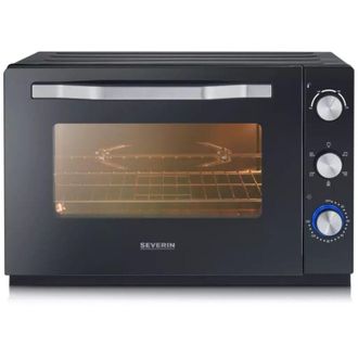 Severin To 2073 Horno Plegable Xxl Con Circulaci&oacute;n De Aire Caliente, 60 L, Negro/plata