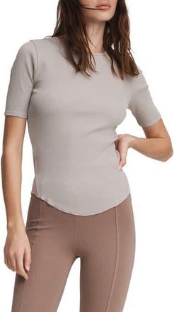 Rag & Bone Essential Ribbed T-Shirt in Gray Dawn at Nordstrom Rack, Size Medium