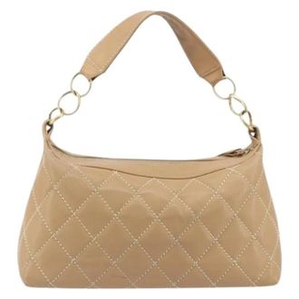 Chanel Pre-owned Vintage Shoulder Bag - Dames - Pre-owned - Beige - Maat: ONE Size Leer