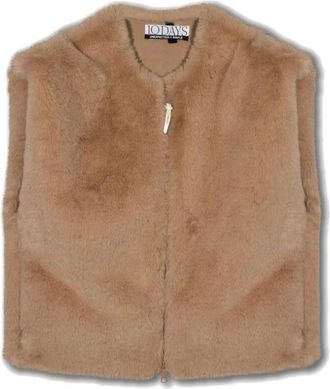 10 Days Gilets - Dames - Jassen - Bruin - Maat: S