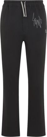 Moncler Joggingbroek - Heren - Sweatpants - Grijs - M - Katoen - Broeken