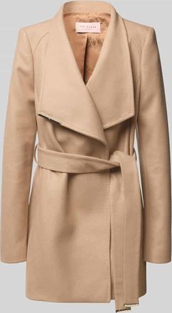 Ted Baker Mantel mit Kaschmir-Anteil Modell ROSESS in Sand, Größe 36