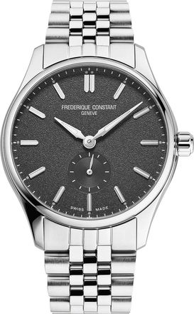 Frederique Constant Fr&eacute;d&eacute;rique Classics Index Small Seconds Mens Silver Watch FC-530G3B6B Stainless Steel - One Size