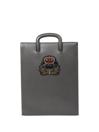 Christian Louboutin embellished tote bag - Grey
