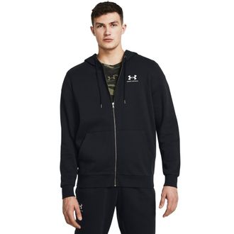 Under Armour Kapuzensweatshirt UNDER ARMOUR UA ICON FLEECE FZ HOOD, Herren, Gr. XL, weiss (schwarz,, wei&szlig;), Obermaterial: 80% Baumwolle, 20% Polyester, normal, Run