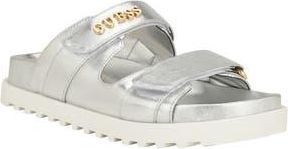 Guess Fabulon Sandal in Silver 040 at Nordstrom Rack, Size 8.5