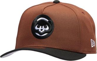 New Era Womens Chicago Cubs Cubs 9FORTY A-Frame Cap - Adult Brown/Black/White