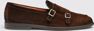 Santoni Monk Strap Santoni in pelle scamosciata