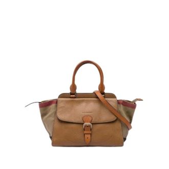 Burberry Borsa Harcourt Pre-owned - - Pre-owned - Donna - Marrone - ONE SIZE