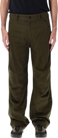 Moncler Green Relaxed Solid Trousers