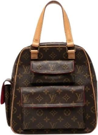 Louis Vuitton Pre-owned Monogram Excentri Cite Handbag - Dames - Vintage Handtas - Bruin - ONE Size - Leer - Vintage
