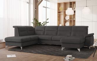 Sit&more Wohnlandschaft »Astoria U-Form« wahlweise mit motorischer Relaxfunktion