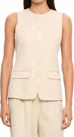 Kivari Hazel Vest In Cream