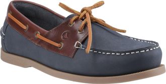 Sperry Top-Sider Tacoma Heren Bootschoenen Van Leer In Marineblauw/Bruin