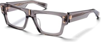 Balmain Glasses, unisex, Gray, Size: 54 MM Majestic